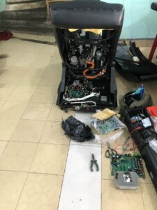 Thay Túi Khí Ghế Massage